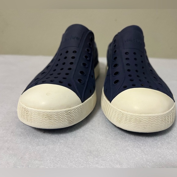 Native Shoes Jefferson Navy Kids Size 13 - Picture 3 of 7